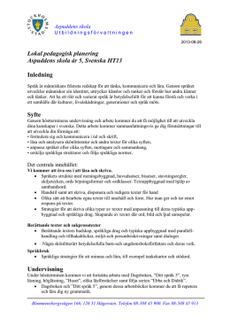 Åk 5 LPP Svenska (125 kB, pdf)