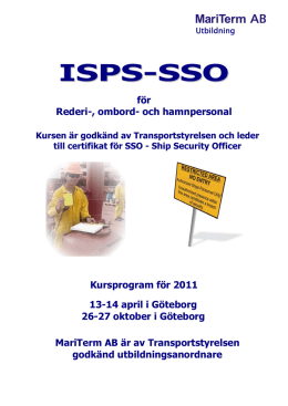 ISPS-SSO - Mariterm