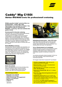 Caddy® Mig C160i - Corema Svetsekonomi AB