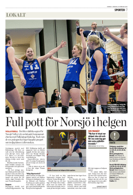 lokalt - Norsjö Volleyboll