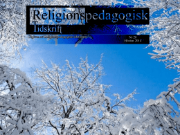 RPT Nr 28 - Religionspedagogiskt idéforum