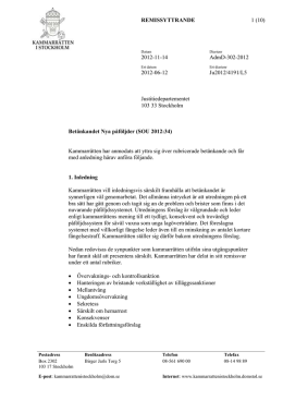 SOU 2012:34 - Kammarrätten i Stockholm