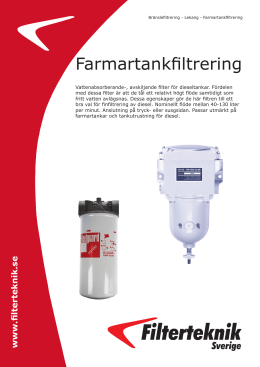 Farmartankfiltrering