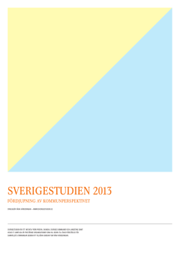 Sverigestudien 2013