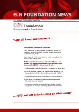 Rundbrief Nr. 6 - ELN Foundation
