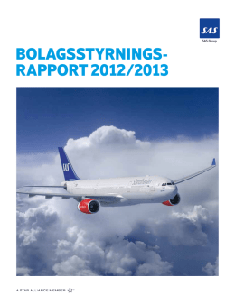 Bolagsstyrnings rapport 2012/2013