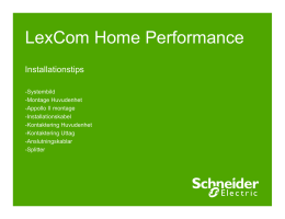 LexCom_performance Installation