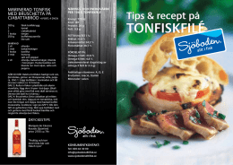 Tips och recept på Tonfiskfilé