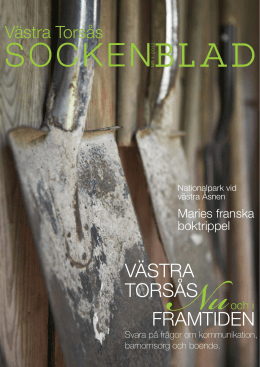 Sockenbladet Nr.1 - Västra Torsås Sockenråd