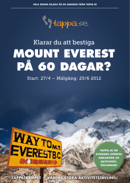 Mount EvErEst på 60 dagar?