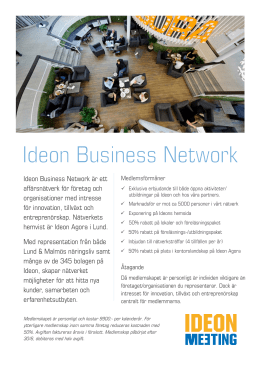 information - Ideon Meeting