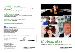 Mötesplatser_ht 2014 - Danderyds Församling