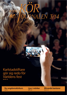 Nr 3/2014 - Sveriges Kyrkosångsförbund
