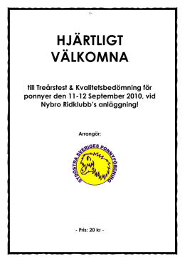Katalog - Sydöstra Sveriges Ponnyförening