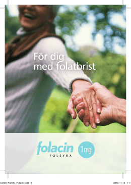 folacin 1 mg - Pfizer Medica