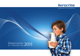 2011 del 1 - Aerocrine