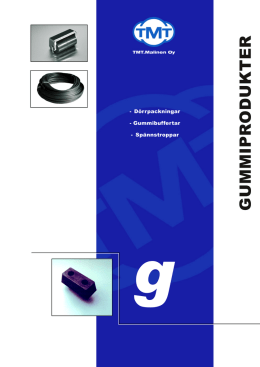 G - Gummiprodukter