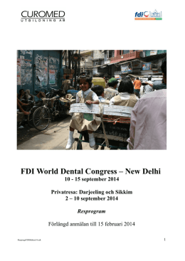 FDI World Dental Congress – New Delhi 10