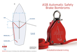 ASB Automatic Safety Brake Bombroms - ASB