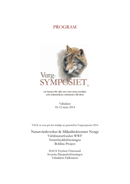 PROGRAM VARGSYMPOSIET 2014 (pdf)