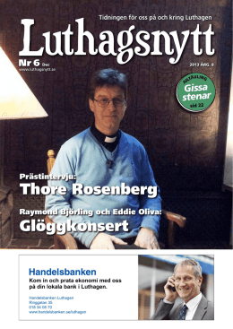 nr. 6/2013 - luthagsnytt