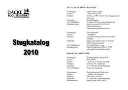 Stugkatalog Dacke20130117