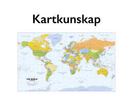 Kartkunskap, kartboken, Keynote