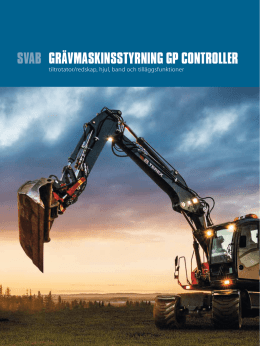 SVAB Grävmaskinsstyrning GPC Produktinformation_SE-A