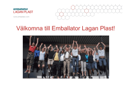 Välkomna till Emballator Lagan Plast!