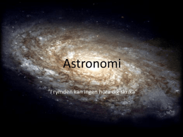 Astronomi sammanfattning - NO
