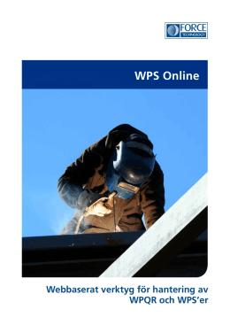 WPS Online - FORCE Technology