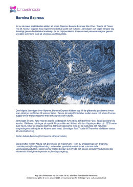 Information - Bernina Express
