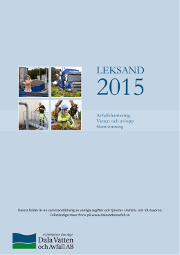 Leksand 2015.pdf - Dala Vatten och Avfall