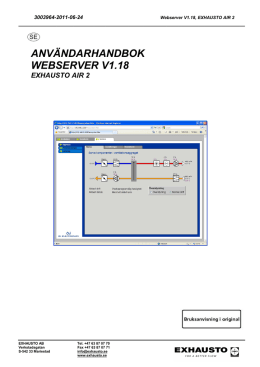 3003964, Webbserver V1.18 EXHAUSTO AIR2