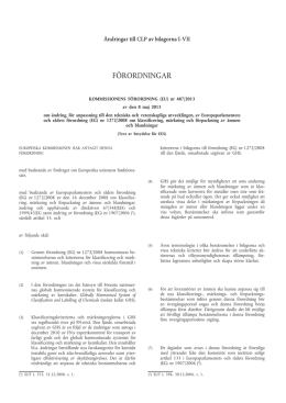 Kommissionens förordning (EU) nr 487/2013 av den 8 - e