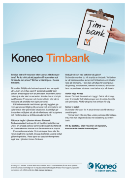 Koneo Timbank