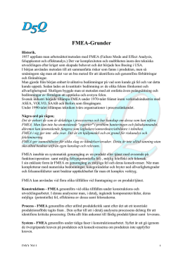 FMEA-Grunder