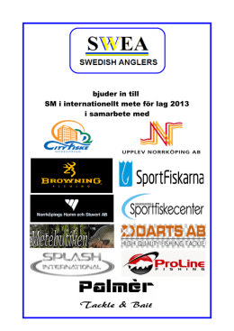 bjuder in till SM i internationellt mete för lag 2013 i