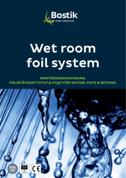 Wet room foil system