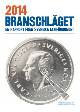Branschläget 2014 - Svenska Taxiförbundet