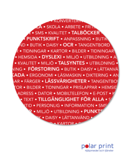 Katalog 2011 - Polar Print Holding AB