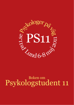 Boken - Psykologstudent Sverige
