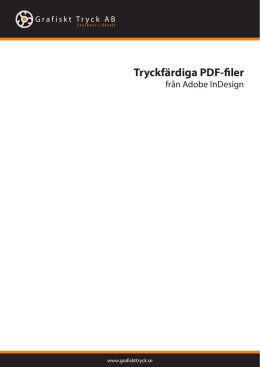 Skapa tryckfärdig PDF - Grafiskt Tryck Oskarshamn