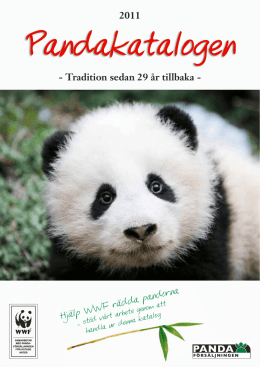 Hjälp WWF rädda pandorna