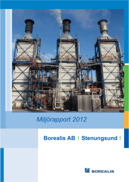 Miljörapport 2012