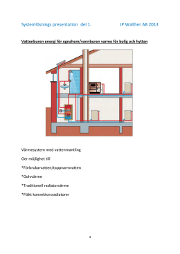 JP Walther AB/Presentation av systemlösningar i grund (PDF)