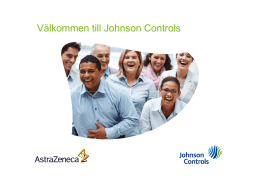Välkommen till Johnson Controls