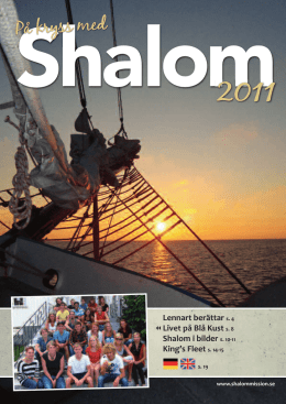 På kryss med - Shalom Mission