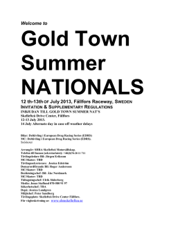 Gold Town Summer NATIONALS 12 th