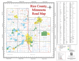 Rice County Road Map